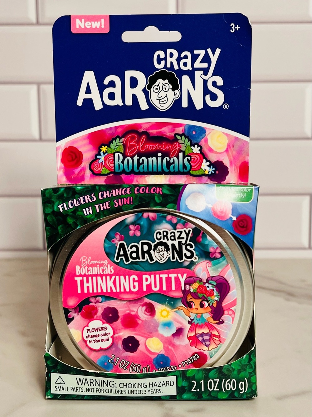 Crazy Aaron’s Blooming Botanicals Pink Thinking Putty